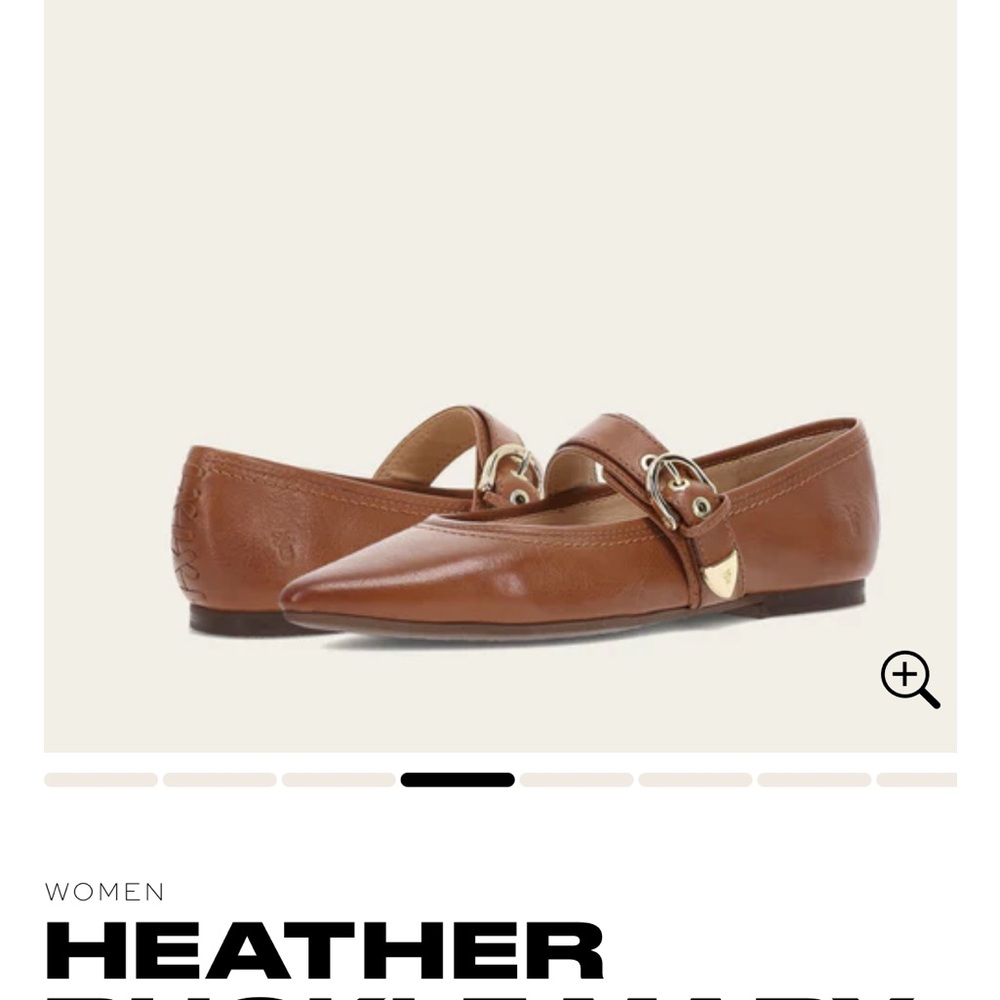 Frye Tan Leather Flats with Buckle 🌟🌟Brand New. With Box🌟 - Picture 10 of 15